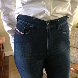 High waisted diesel denim